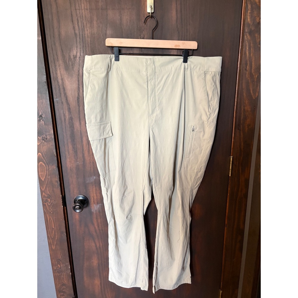 Athleta Trekkie Utility Cargo Pants Tan Beige Hiking Outdoor Womens Plus Size 22